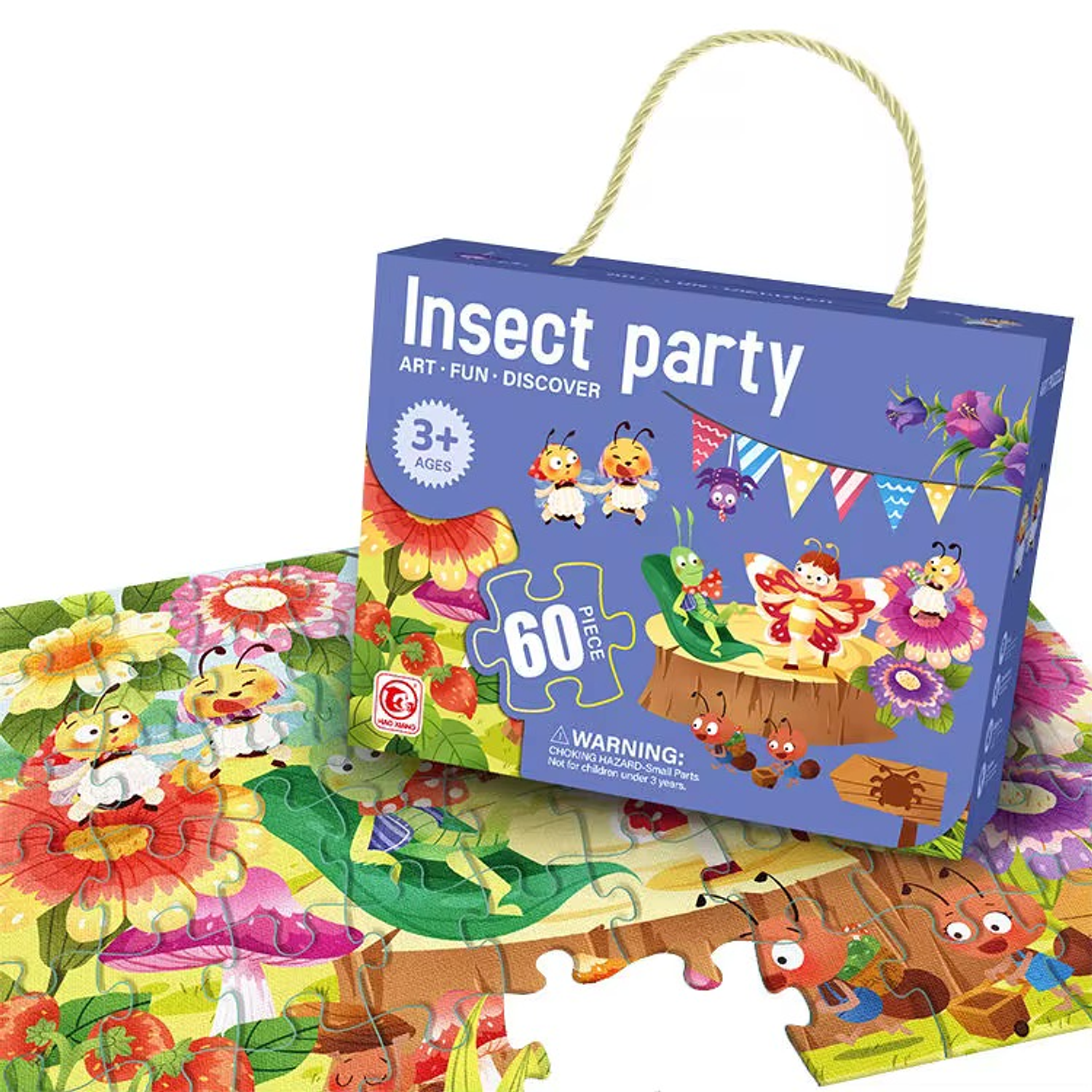 Puzzle Fiesta Insectos 60 Piezas 1