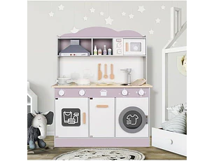 Cocina De Madera Para Niños Y Niñas Lavanda