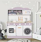 Cocina De Madera Para Niños Y Niñas Lavanda - Miniatura 2