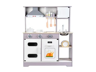 Cocina De Madera Para Niños Y Niñas Con Microondas