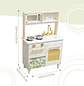 Cocina de Madera para Niños Europea Floreada - Miniatura 3