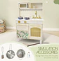 Cocina de Madera para Niños Europea Floreada - Miniatura 4