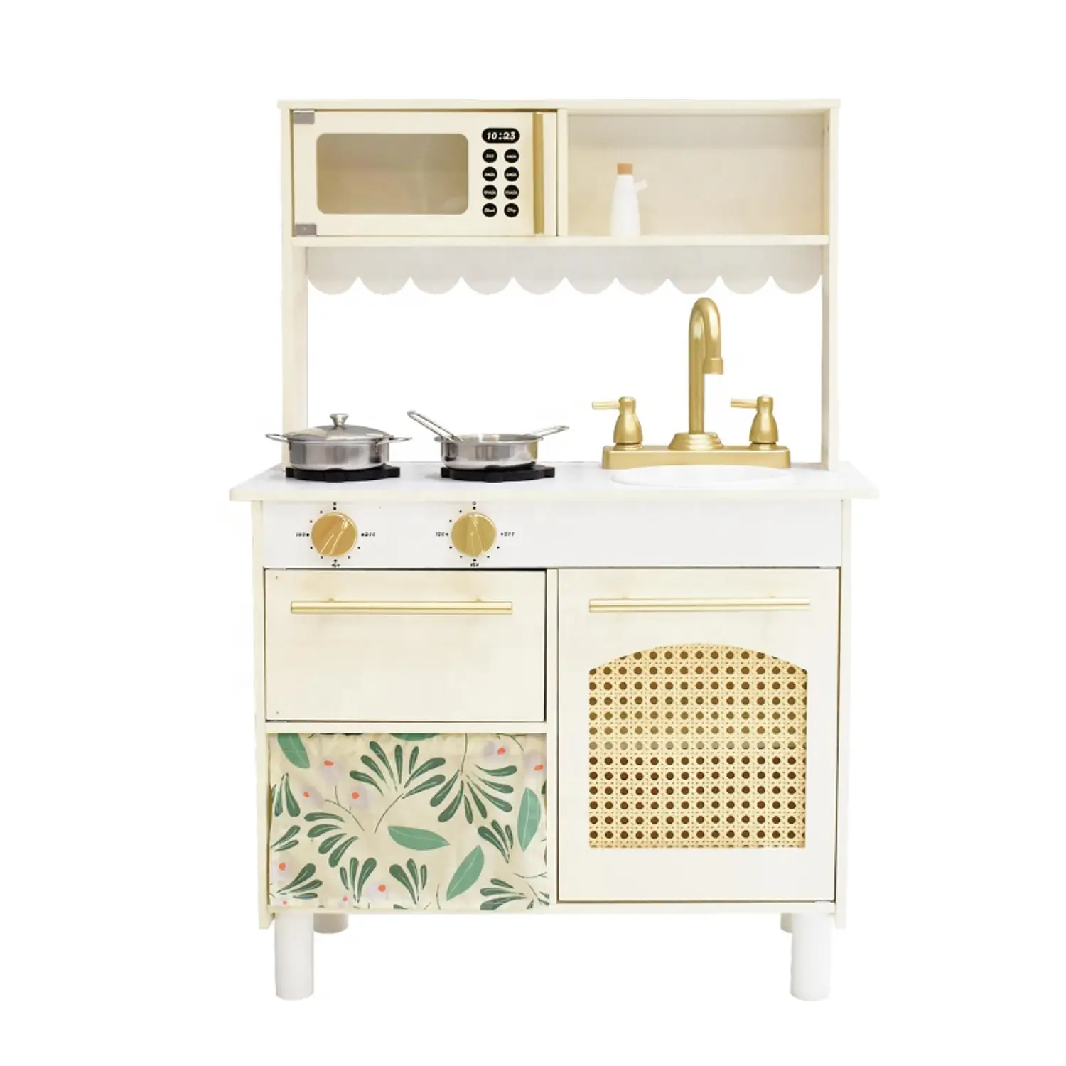 Cocina de Madera para Niños Europea Floreada 1