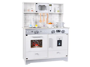 Cocina De Madera Para Niños Y Niñas Con Horno De Juguete