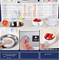 Cocina De Madera Para Niños Y Niñas Con Horno De Juguete - Miniatura 2
