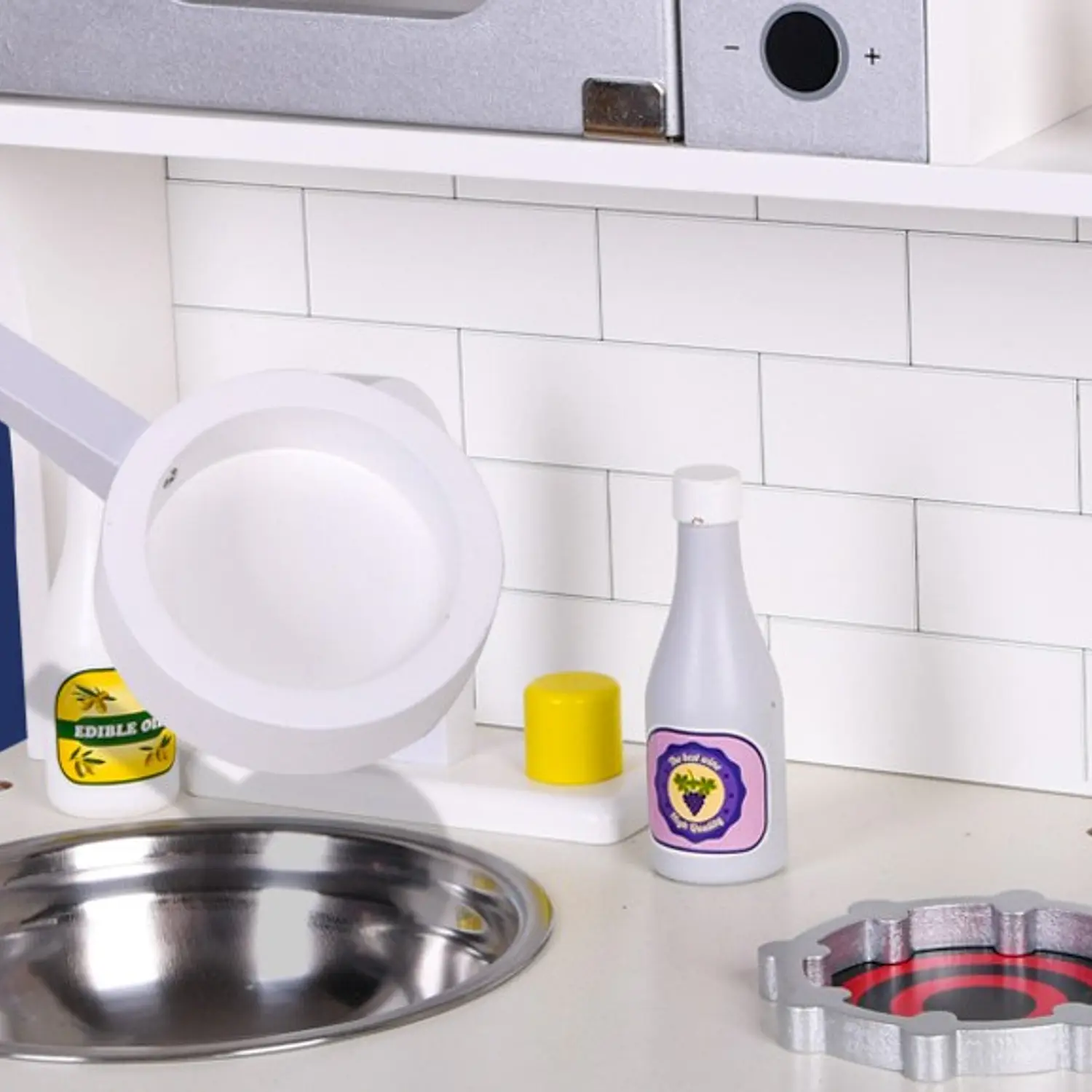 Cocina De Madera Para Niños Y Niñas Con Horno De Juguete 3