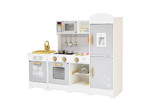 Cocina De Madera Con Horno Juguete Dorada C/agua