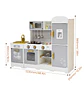 Cocina De Madera Con Horno Juguete Dorada C/agua - Miniatura 4
