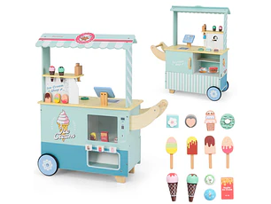 Carro con Ruedas Helados