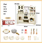 Cocina de Madera Vintage Cortinas - Miniatura 3