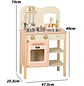Cocina De Madera Para Niños Y Niñas Rosita - Miniatura 3