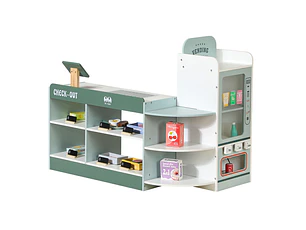Mercado Tienda De Juguete Juego De Madera Para Niños Y Niñas