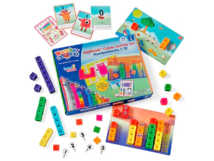Numberblocks, cubos conectores del 1 al 10