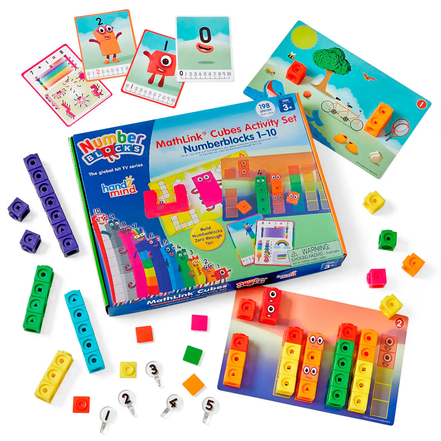 Numberblocks, cubos conectores del 1 al 10 1