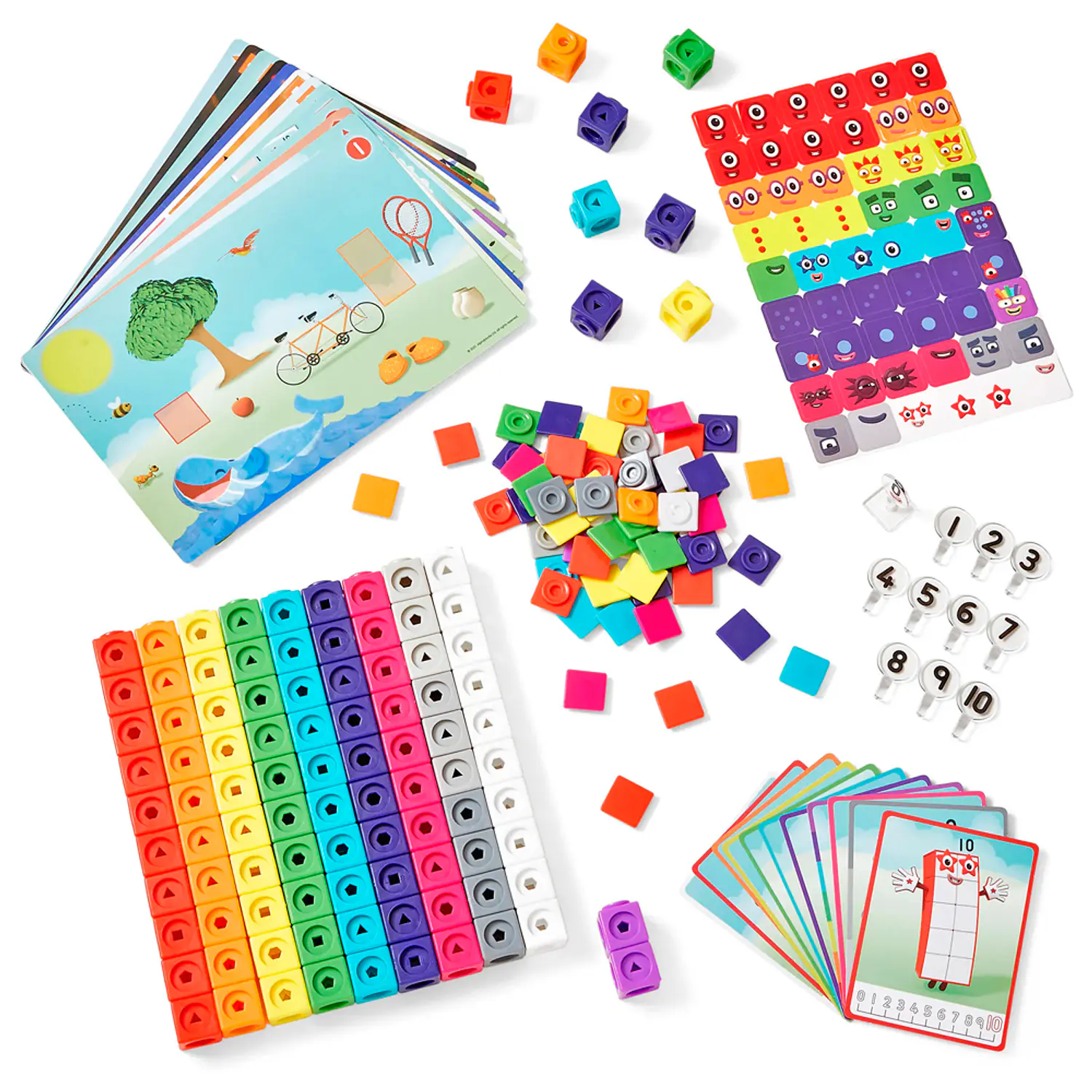 Numberblocks, cubos conectores del 1 al 10 2