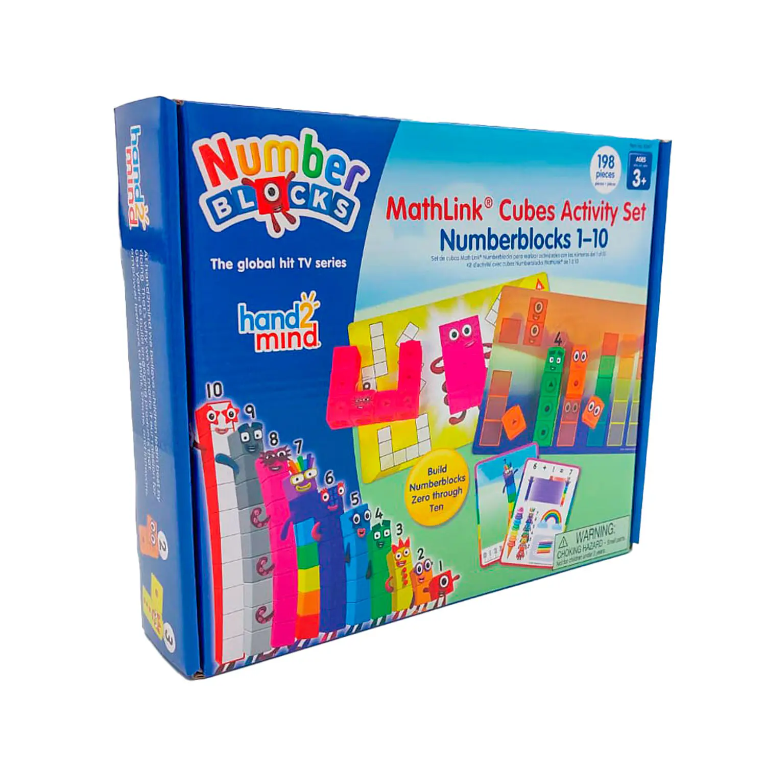 Numberblocks, cubos conectores del 1 al 10 3