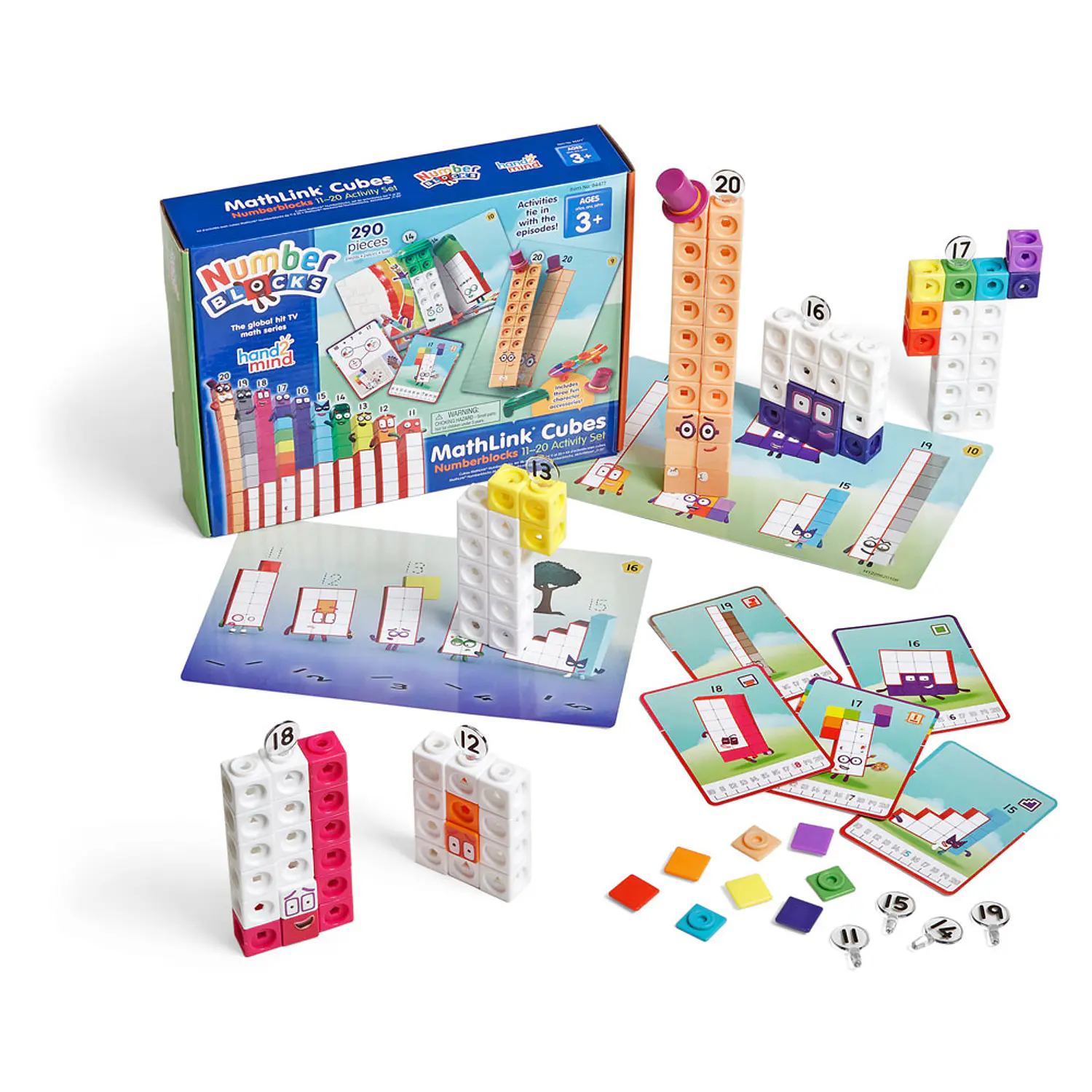Numberblocks, cubos conectores del 11 al 20 1