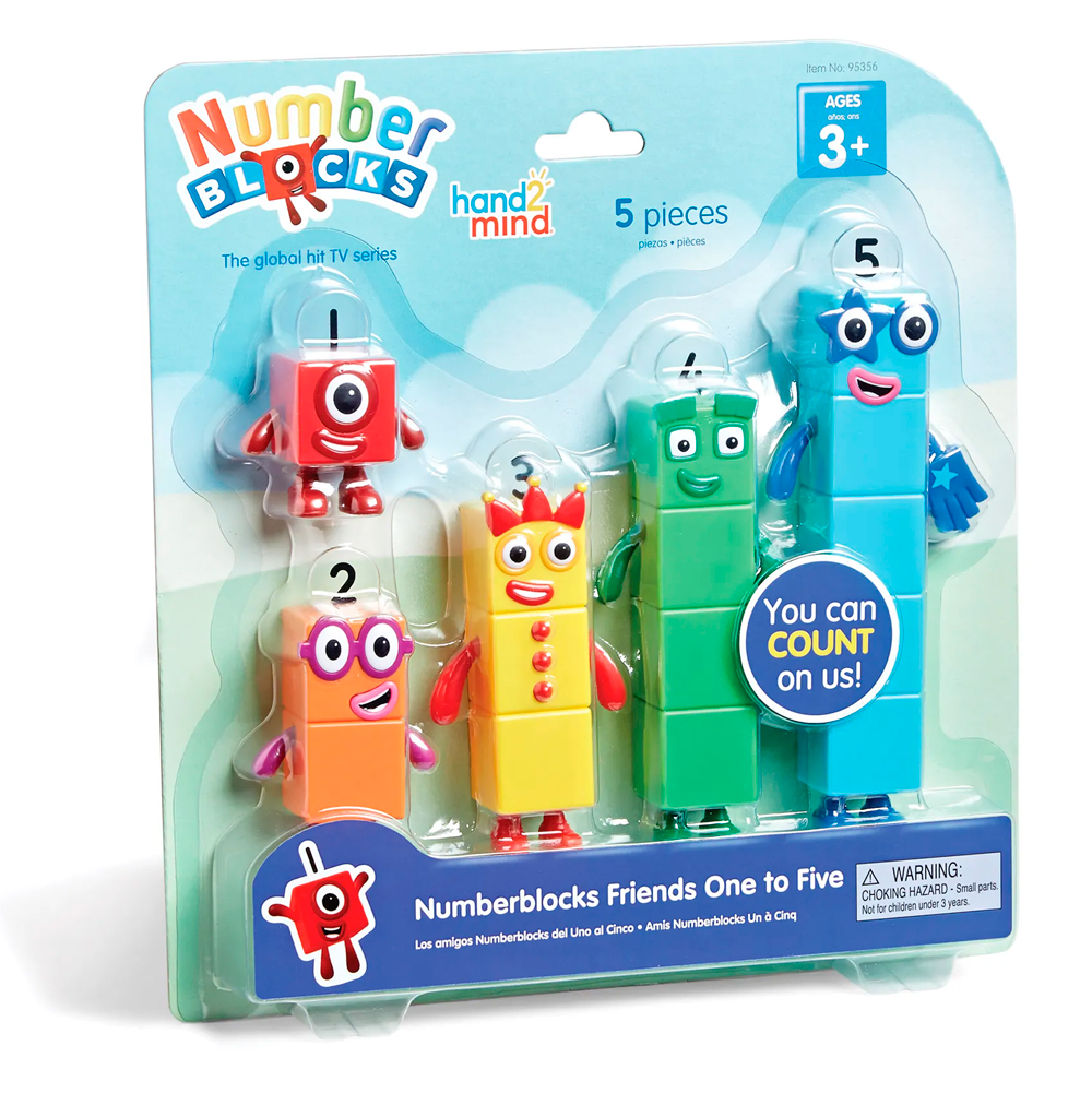 Numberblocks 1 al 5 display