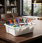 Bandejas Organizador Plástica Multiuso 36x28x11cm 11L - Miniatura 1