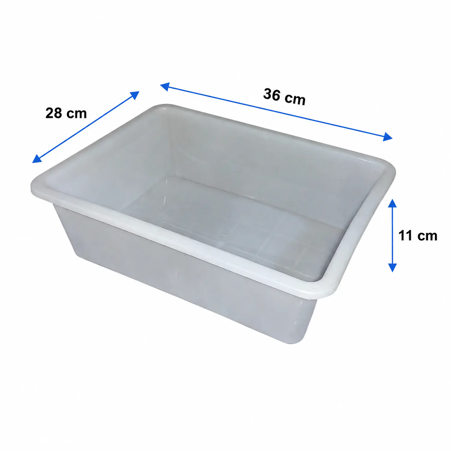 Bandejas Organizador Plástica Multiuso 36x28x11cm 11L 4