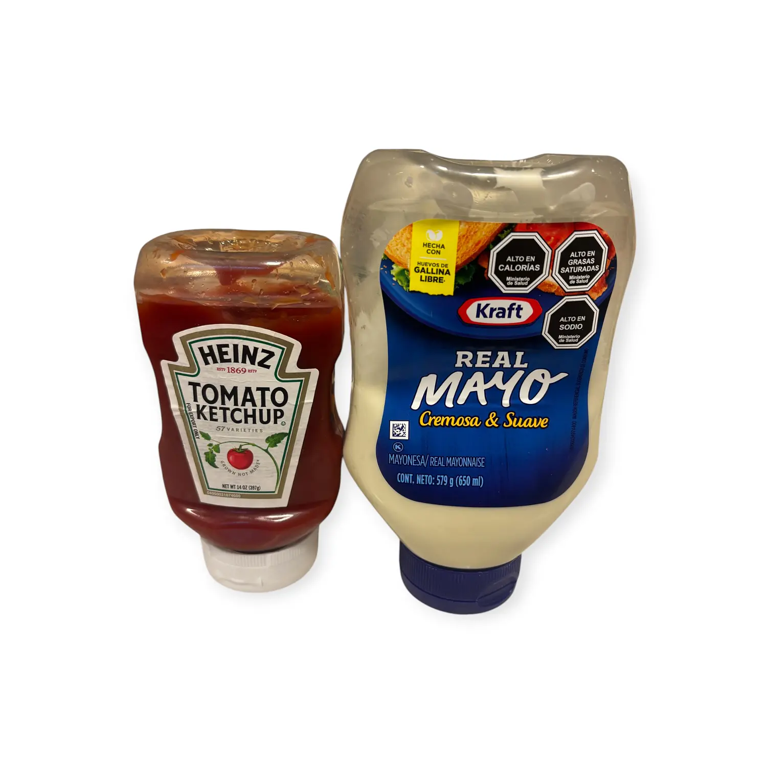 Pack 3: Ketchup Heinz + Mayonesa Kraft