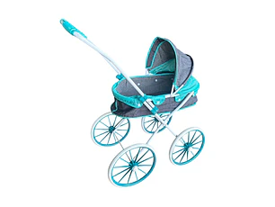 Coche Muñeca Turquesa XL
