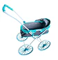 Coche de Muñeca XL Turquesa - Miniatura 3