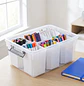 Caja Organizadora De Plastico Transparente 6 Divisiones - Miniatura 2