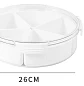 Caja Plato Organizador Con 5 Divisiones Y Tapa - Miniatura 2