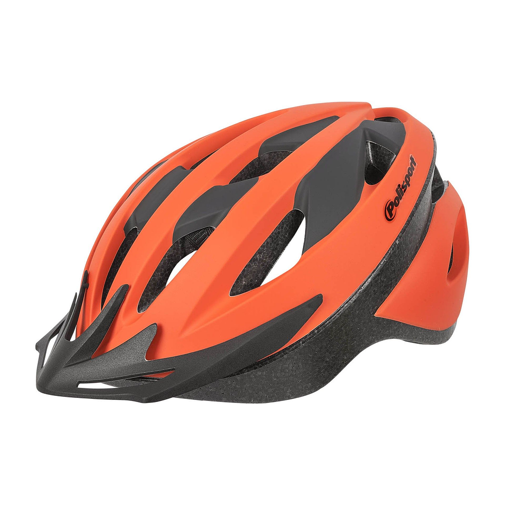 Casco Adulto Polisport Sport Ride M (54-58) Naranjo/Negro