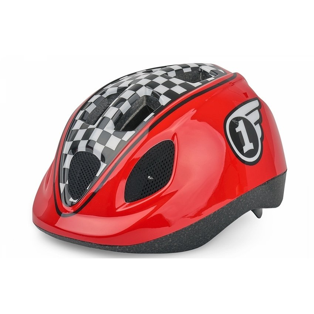 Casco Niño/Niña Carreras XS (46-53) Rojo/Negro