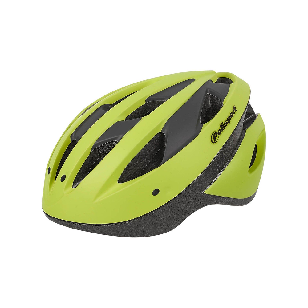 Casco Adulto Polisport Sport Ride L (58-62) Verde lima/Negro