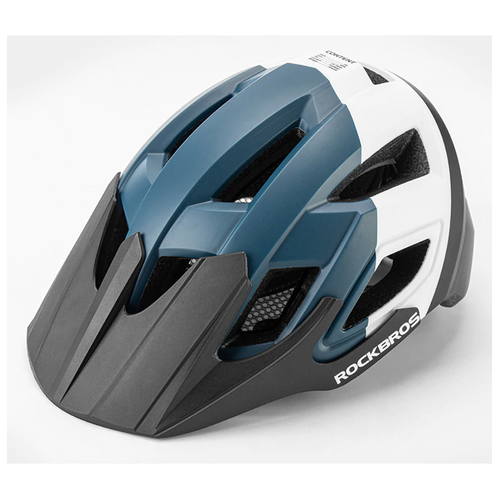 Casco Adulto Rockbros TS-39 L (57-62) Azul/Blanco