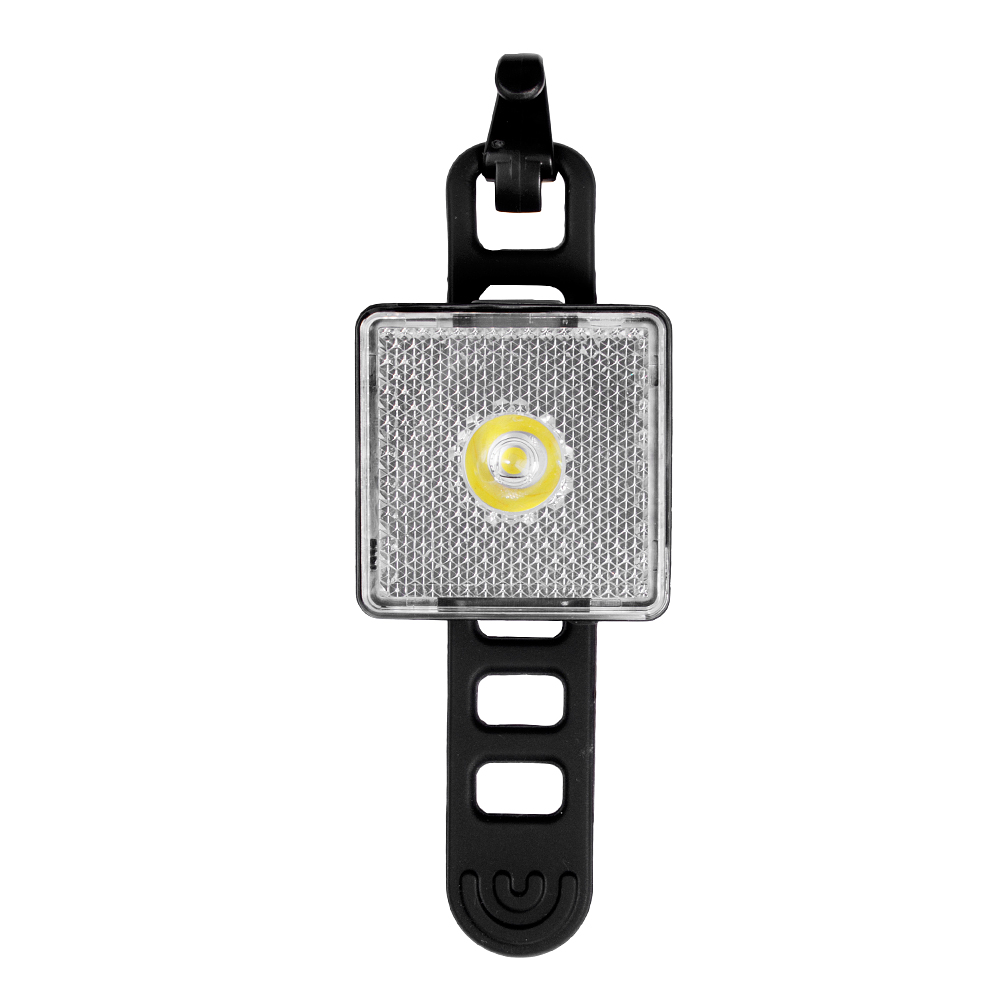 Luz delantara LED Inteligente 80 lumen + Reflector cuadrada Gaciron W08J-80