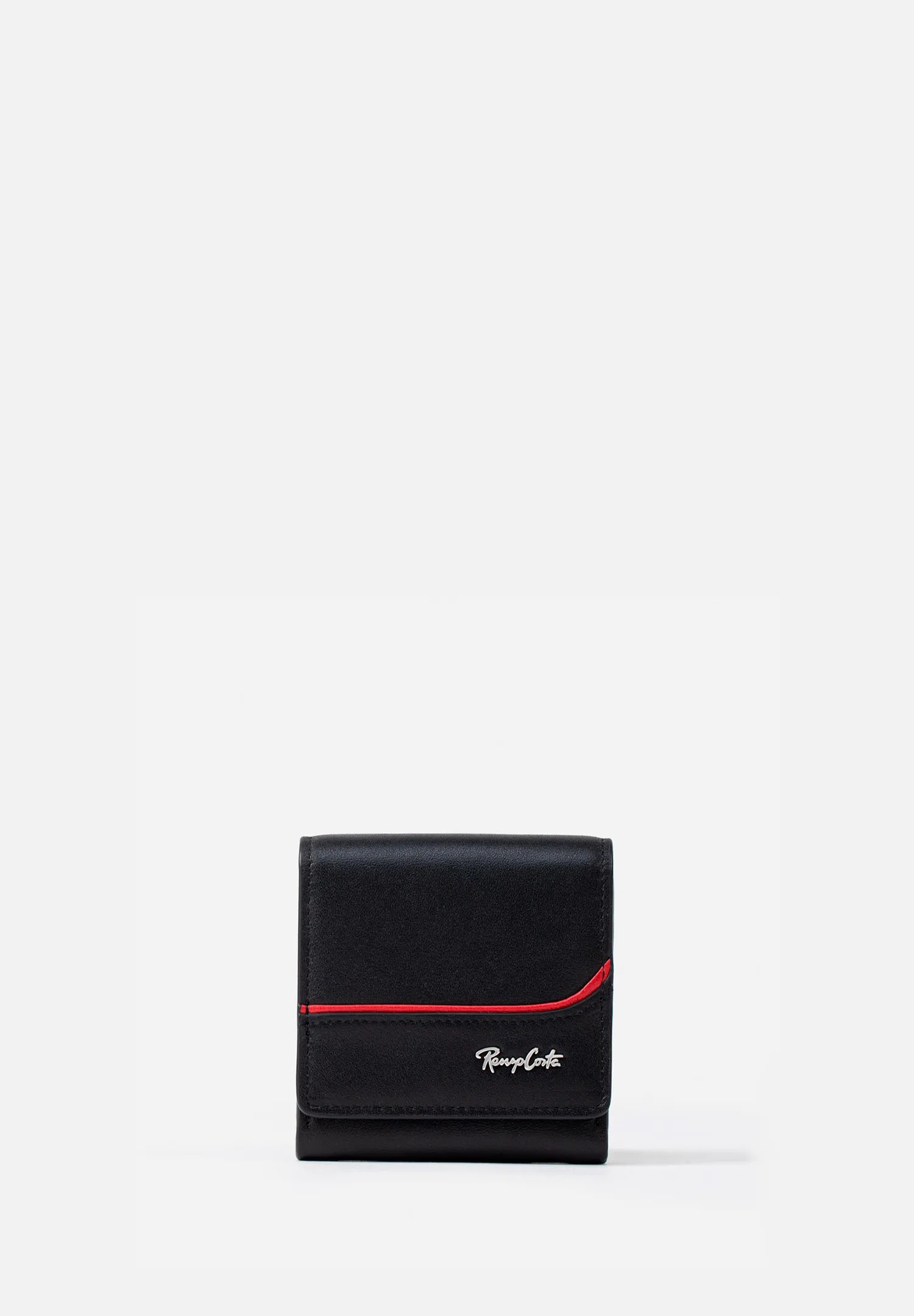 MONEDERO CASUAL CON LINEA DE COLOR EN CONTRASTE Made 1