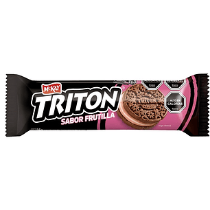 Galletas Triton Chocolate Relleno Frutilla ( 5 x 116 G )