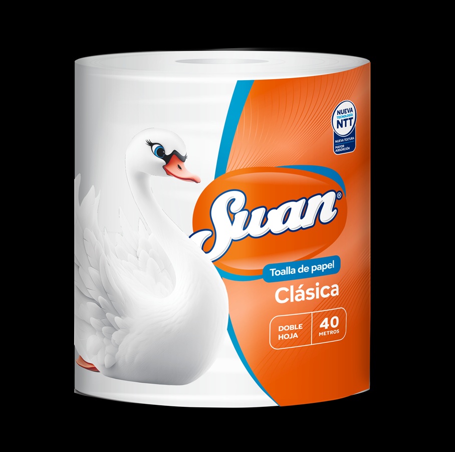 Toalla de Papel Swan 40 Metros ( 12 x 1 Rollo )