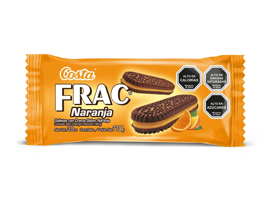 Galleta Frac Naranja Costa ( 4 x 110 G )