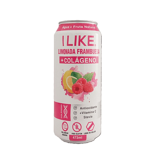 Agua Limonada Frambuesa Colágeno I Like ( 3 x 473 ML )