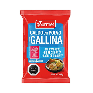 Caldo en Polvo Gourmet Gallina ( 48 G )
