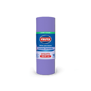 Bolsas de Basura Aroma Lavanda Virutex 50 x 70 CM ( 1 Rollo )