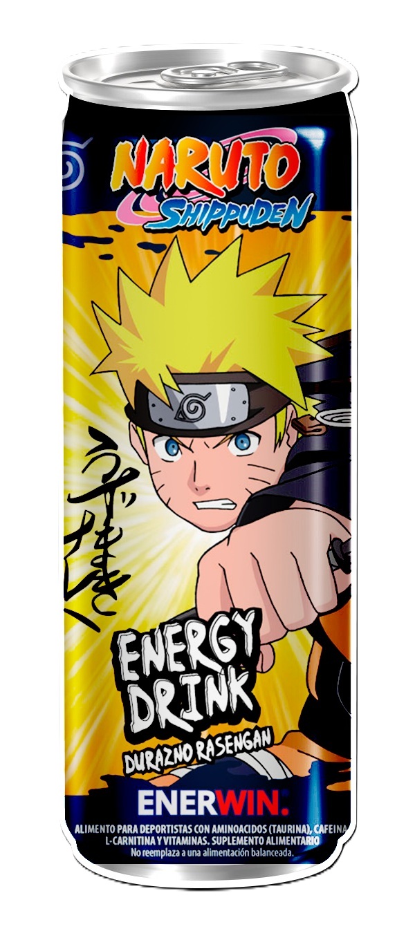 Bebida Energética Enerwin Naruto Durazno ( 2 x 473 ML )