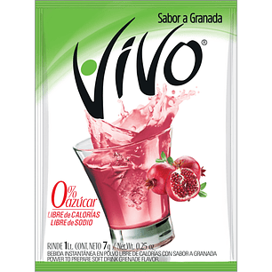 Jugo en Polvo Vivo Granada ( 12 UD )