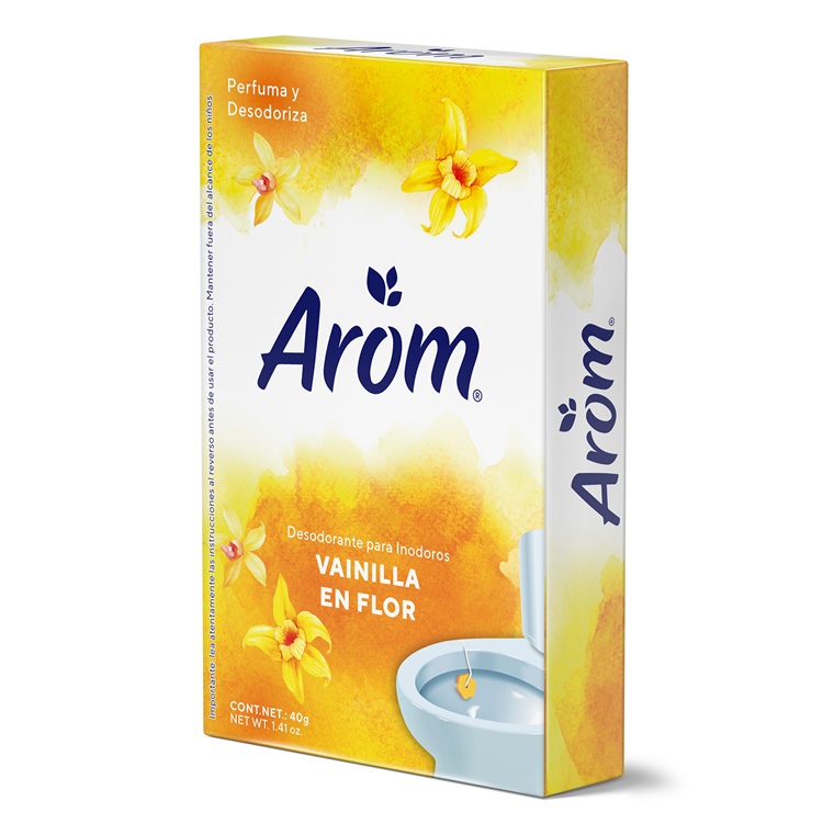 Desodorante Inodoro Arom Vainilla en Flor ( 5 x 40 G )