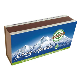 Fósforos Gran Andes ( 10 UD )