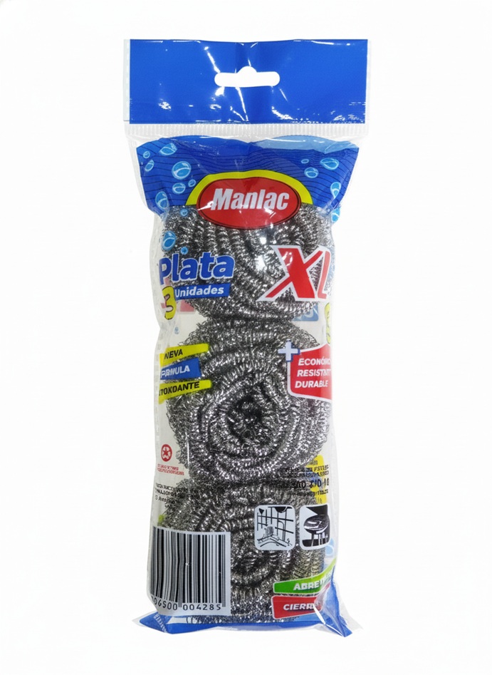 Esponja Plata Manlac ( 5 x 3 UD )