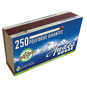 Fósforos Andes Hogar ( 10 UD )