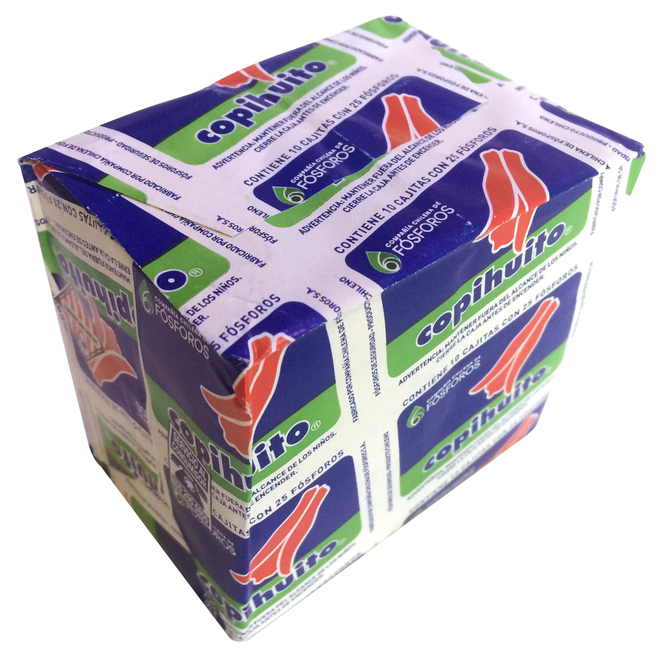 Fósforos Copihuito ( 10 x 10 cajitas )