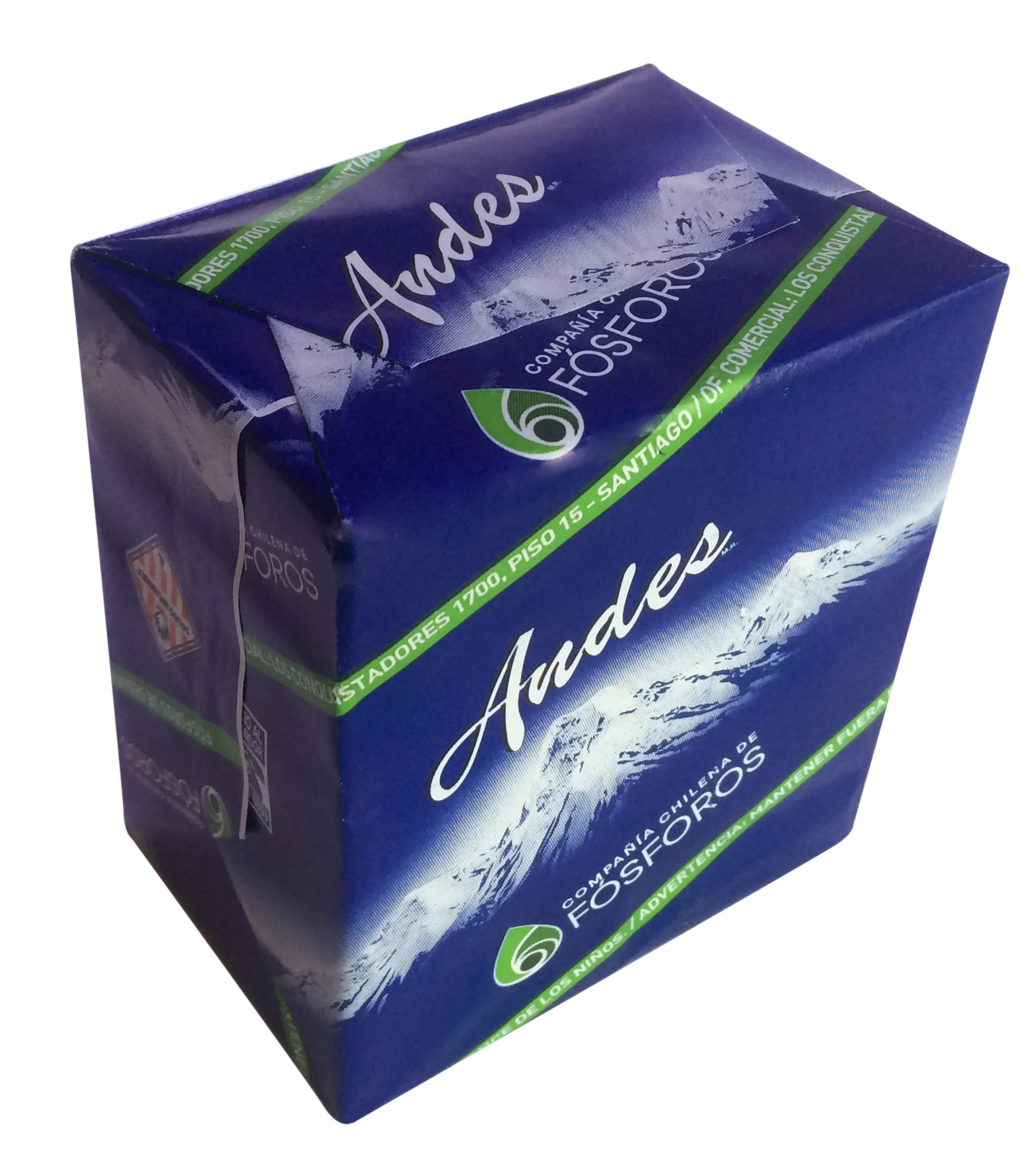 Fósforos Los Andes ( 10 x 10 cajitas )