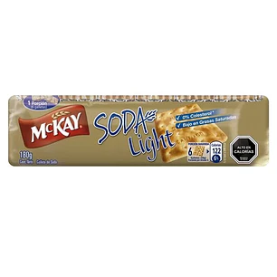 Galleta Soda Light Mckay ( 4 x 180 G )